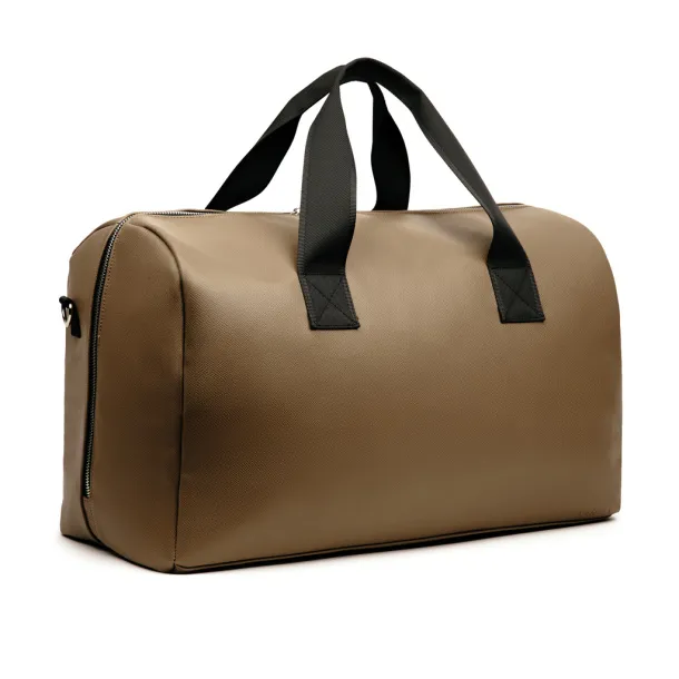  VINGA Bermond RCS recycled PU weekend bag - Vinga brown 