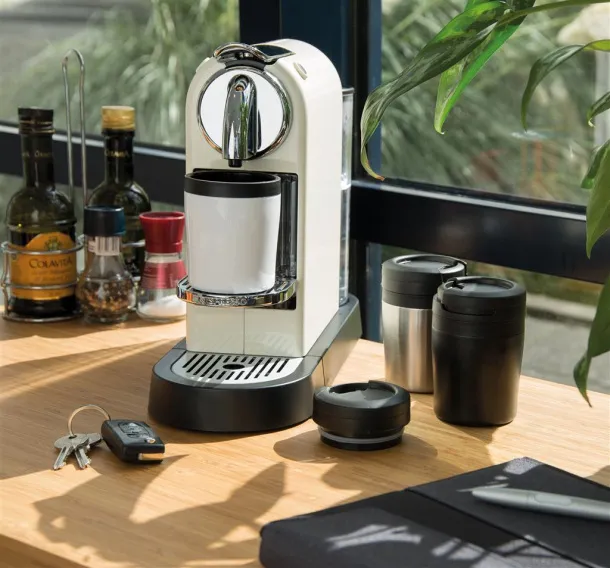 Coffe to go šalica bez drške, 160 ml - XD Xclusive Crna
