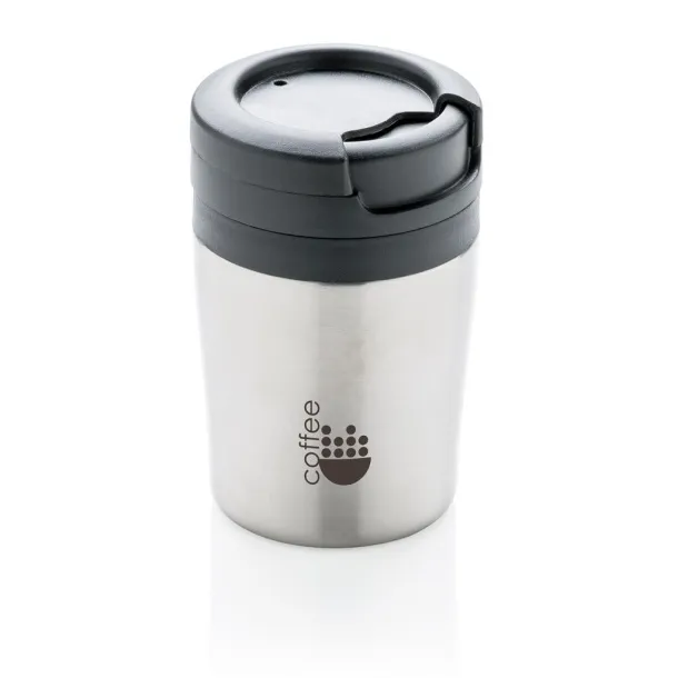  Coffe to go šalica bez drške, 160 ml - XD Xclusive Srebrna