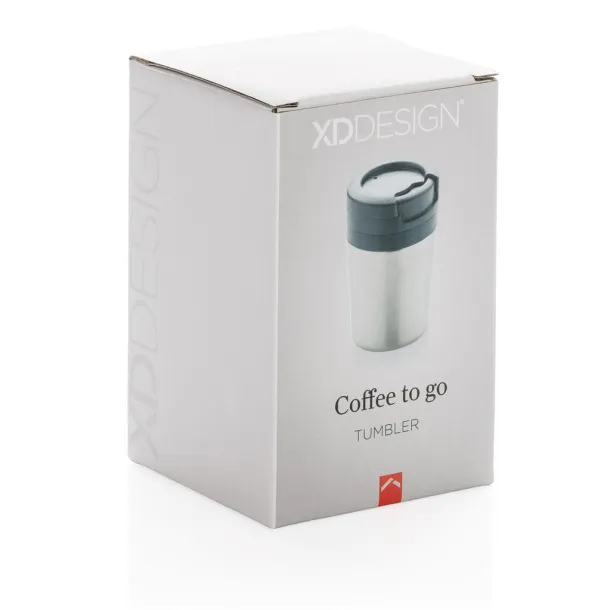  Coffe to go šalica bez drške, 160 ml - XD Xclusive Srebrna