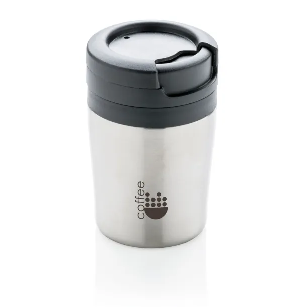  Coffe to go šalica bez drške, 160 ml - XD Xclusive Srebrna