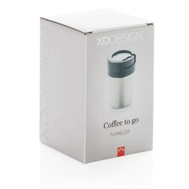  Coffe to go šalica bez drške, 160 ml - XD Xclusive Srebrna