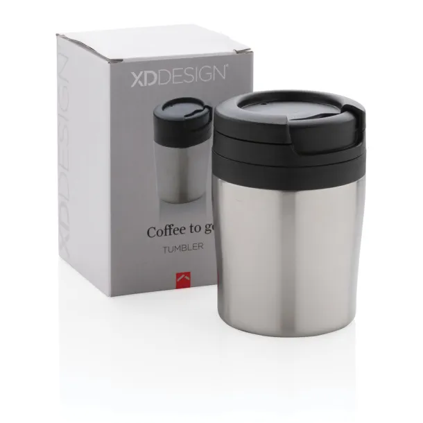  Coffe to go šalica bez drške, 160 ml - XD Xclusive Srebrna