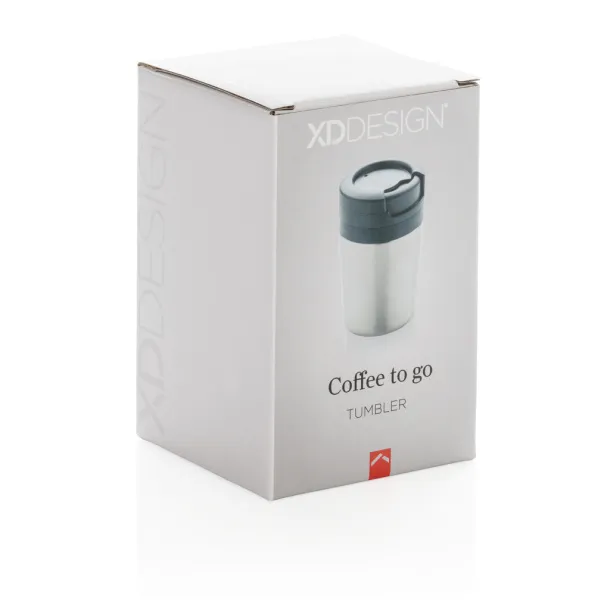  Coffe to go šalica bez drške, 160 ml - XD Xclusive Srebrna
