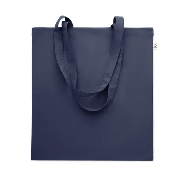 VIVEKA COLOUR Recycled cotton shopping bag Blue