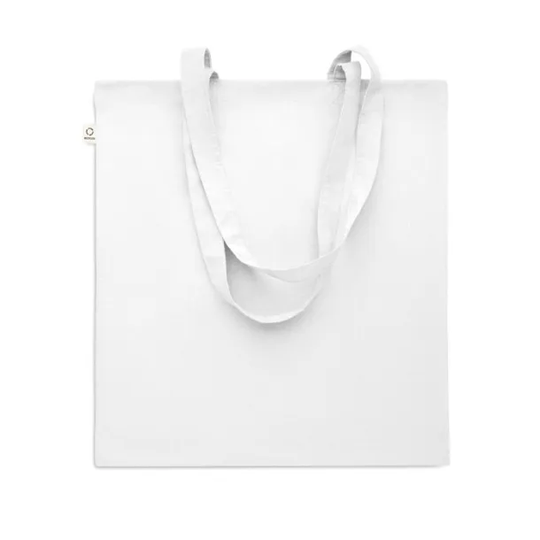 VIVEKA COLOUR Recycled cotton shopping bag White