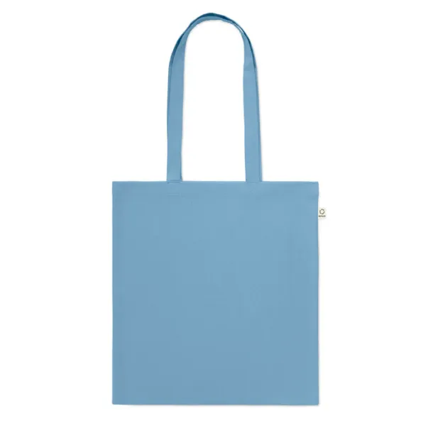 VIVEKA COLOUR Recycled cotton shopping bag petrol