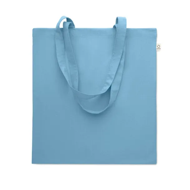 VIVEKA COLOUR Recycled cotton shopping bag petrol