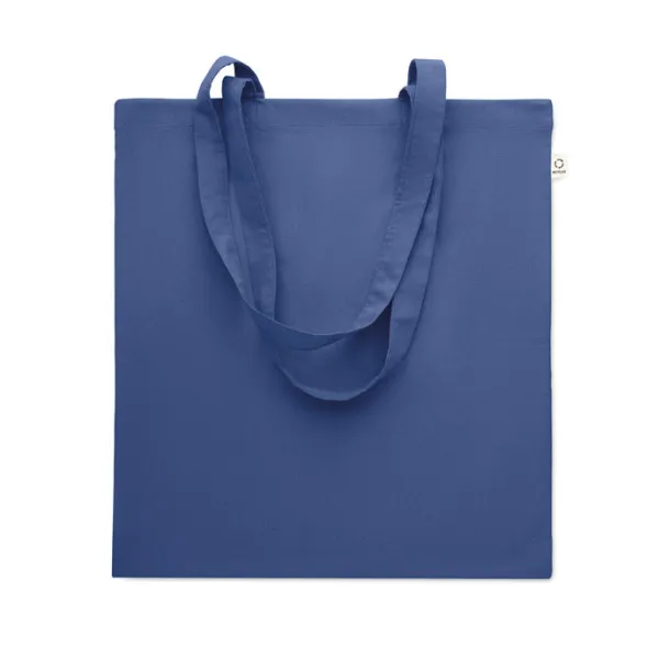 VIVEKA COLOUR Recycled cotton shopping bag Royal blue