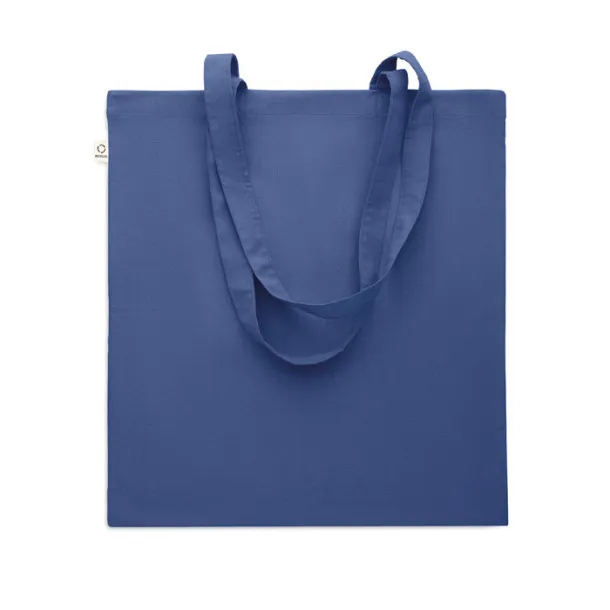 VIVEKA COLOUR Recycled cotton shopping bag Royal blue