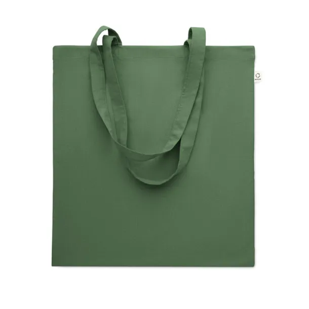 VIVEKA COLOUR Recycled cotton shopping bag Dark green