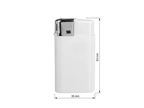 LUSS electronic plastic lighter - ITEK White