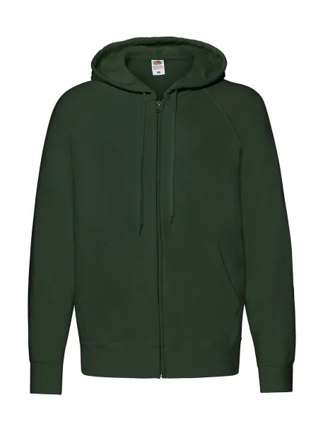  Lightweight Hooded Sweat Jacket - Fruit of the Loom Bottle Green