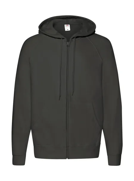  Lightweight Hooded Sweat Jacket - Fruit of the Loom Light Graphite