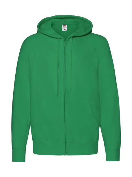  Lightweight Hooded Sweat Jacket - Fruit of the Loom Kelly Green