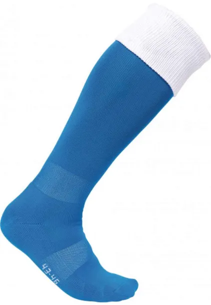  TWO-TONE SPORTS SOCKS - Proact Sporty Royal Blue Bijela