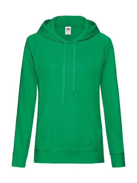  Ladies Lightweight Hooded Sweat Kelly Green