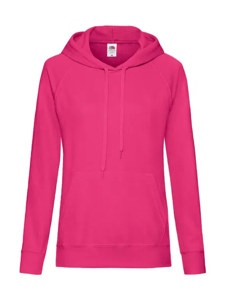  Ladies Lightweight Hooded Sweat Fuchsia