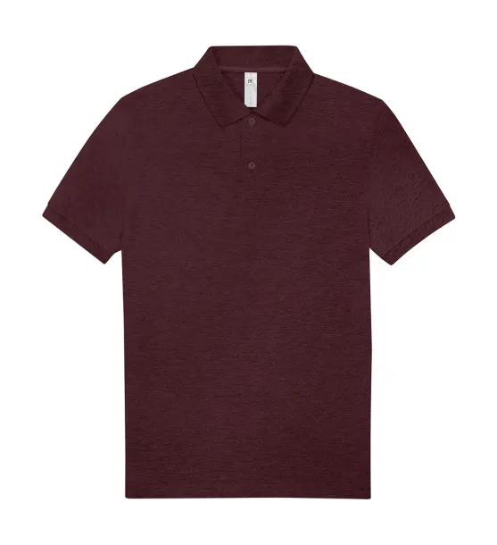  Muška polo majica, 210 g/m² - B&C Heather Burgundy