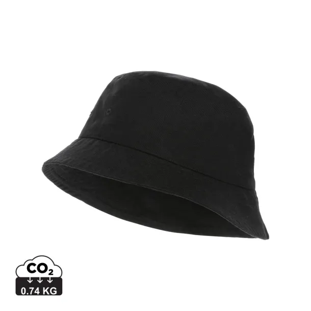  Impact AWARE™ 285 gsm rcanvas bucket hat undyed - XD Collection Black 