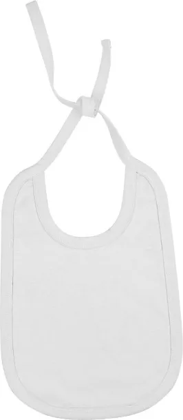  BABIES' COTTON BIB - Kariban White