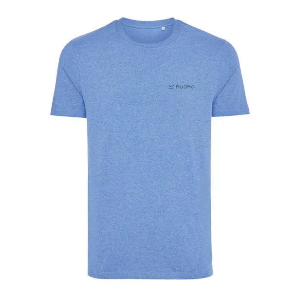  Iqoniq Manuel recycled cotton unisex t-shirt undyed, natural raw - iqoniq heather blue