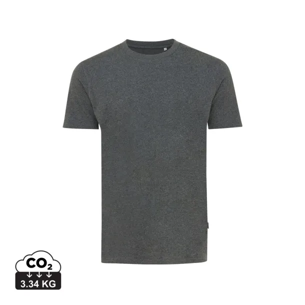  Iqoniq Manuel recycled cotton unisex t-shirt undyed, natural raw - iqoniq anthracite 