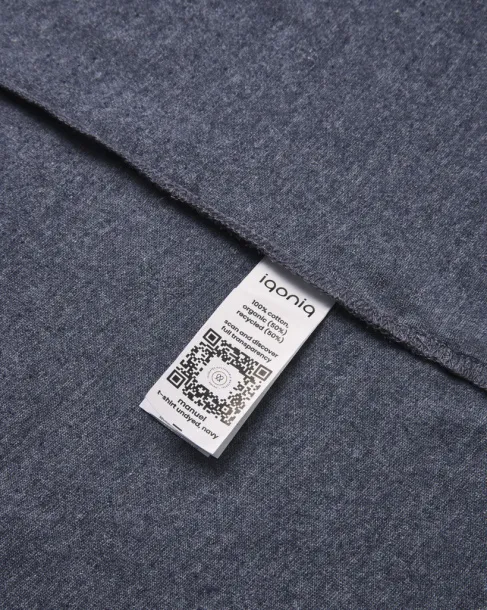  Iqoniq Manuel neobojena unisex kratka majica - iqoniq heather navy 