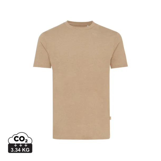  Iqoniq Manuel recycled cotton unisex t-shirt undyed, natural raw - iqoniq brown 