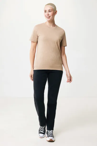  Iqoniq Manuel recycled cotton unisex t-shirt undyed, natural raw - iqoniq heather brown