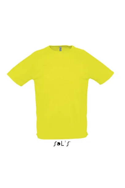  SOL'S SPORTY - RAGLAN SLEEVED T-SHIRT - SOL'S Neon yellow