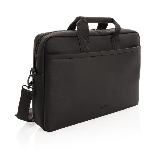  Swiss Peak torba za laptop od umjetne kože - Swiss Peak Crna 