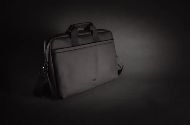  Swiss Peak torba za laptop od umjetne kože - Swiss Peak Crna 