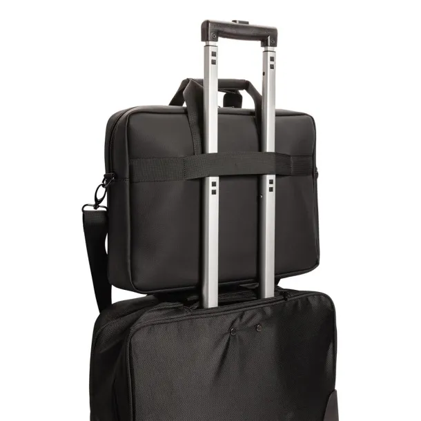  Swiss Peak torba za laptop od umjetne kože - Swiss Peak Crna 