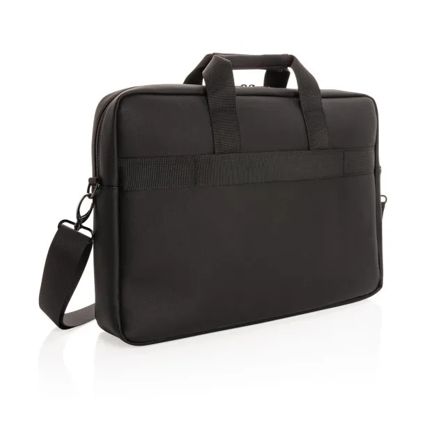  Swiss Peak torba za laptop od umjetne kože - Swiss Peak Crna 
