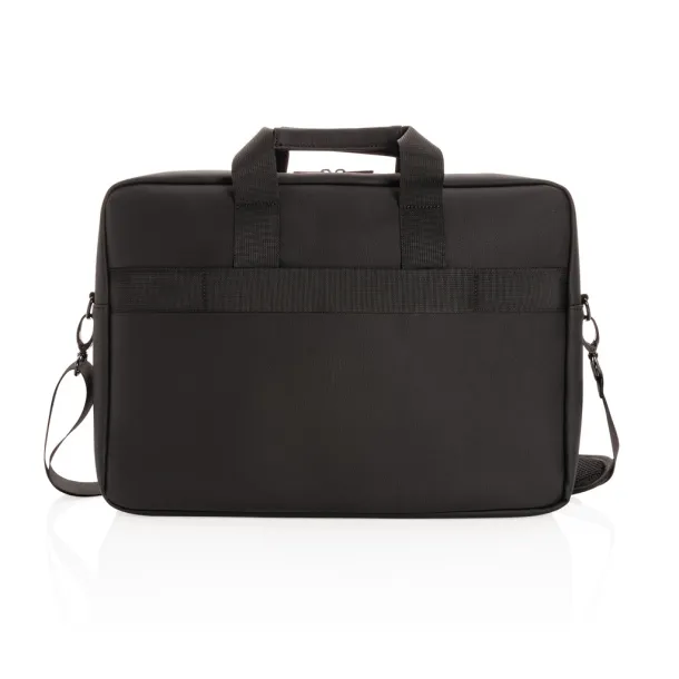  Swiss Peak torba za laptop od umjetne kože - Swiss Peak Crna 