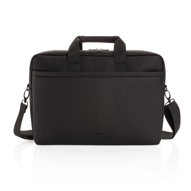  Swiss Peak torba za laptop od umjetne kože - Swiss Peak Crna 