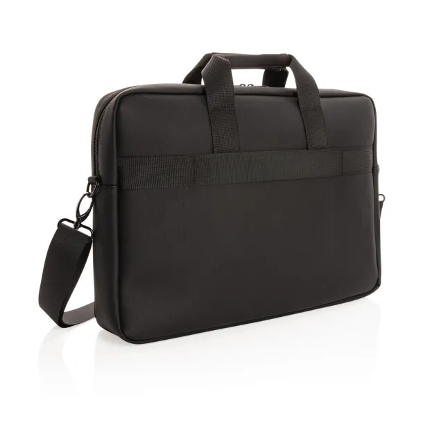  Swiss Peak torba za laptop od umjetne kože - Swiss Peak Crna 