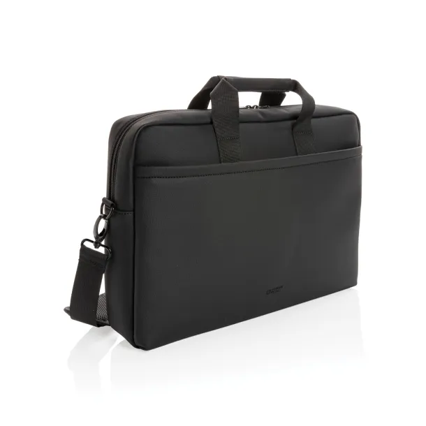  Swiss Peak torba za laptop od umjetne kože - Swiss Peak Crna 