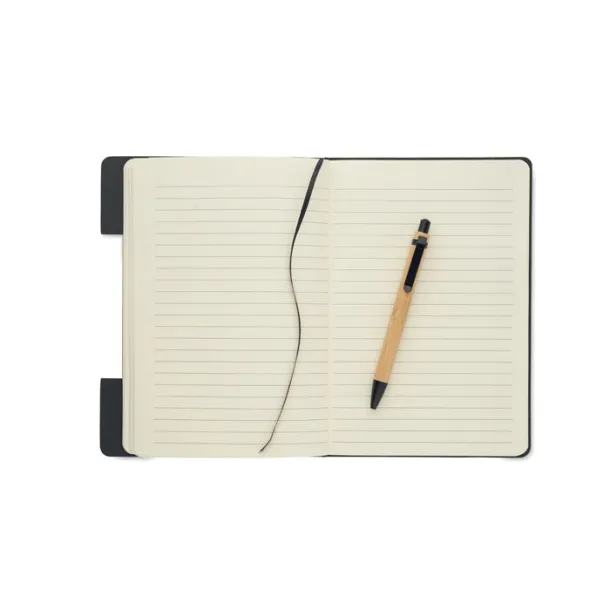 NOTEMIX A5 RPET notebook set Black