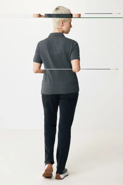  Iqoniq Yosemite recycled cotton pique polo - iqoniq anthracite 