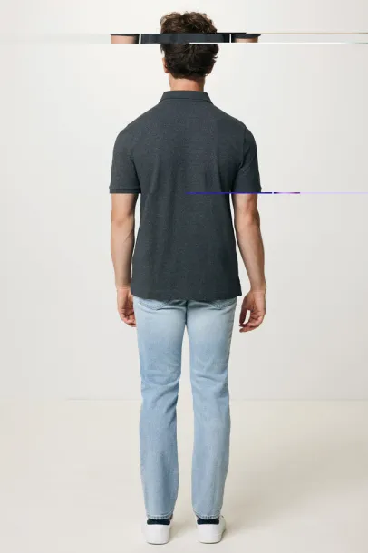  Iqoniq Yosemite recycled cotton pique polo - iqoniq anthracite 
