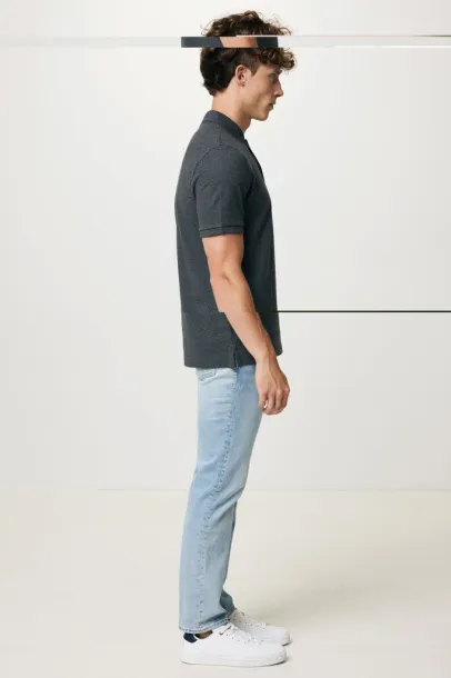  Iqoniq Yosemite recycled cotton pique polo - iqoniq anthracite 