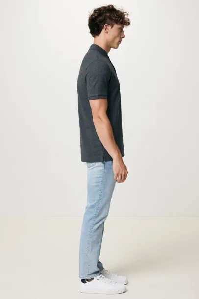  Iqoniq Yosemite recycled cotton pique polo - iqoniq anthracite 