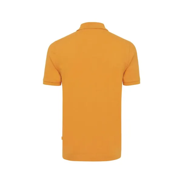  Iqoniq Yosemite recycled cotton pique polo - iqoniq sundial orange