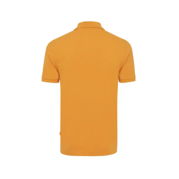  Iqoniq Yosemite recycled cotton pique polo - iqoniq sundial orange