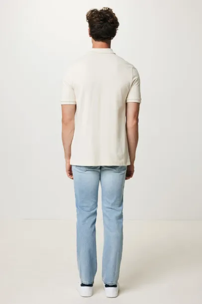  Iqoniq Yosemite recycled cotton pique polo - iqoniq natural raw