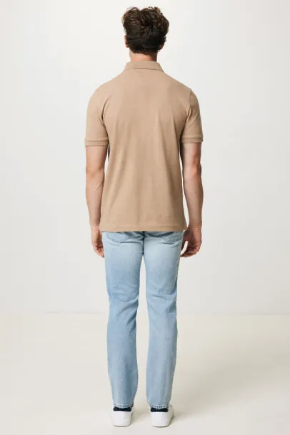  Iqoniq Yosemite recycled cotton pique polo - iqoniq brown 