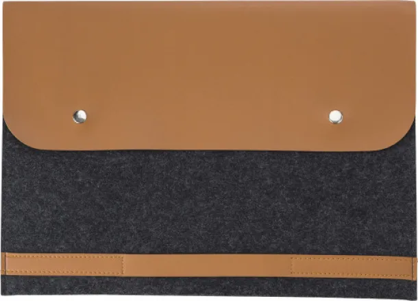 Jonathan navlaka za 14" laptop od rPET filca Siva