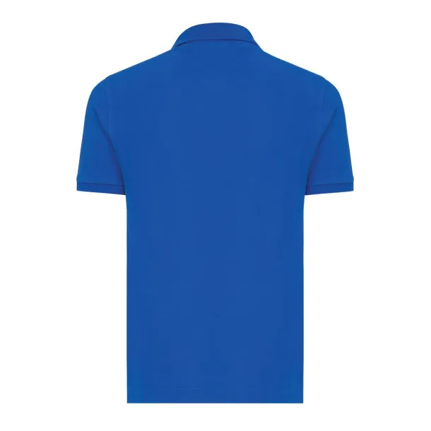  Iqoniq Yosemite unisex polo kratka majica od recikliranog pique pamuka, 220 g/m² - iqoniq Kraljevski plava
